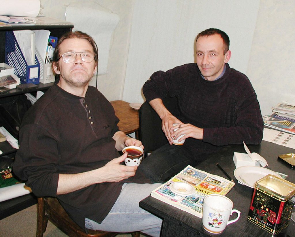 Антон Пляскин с Сергеем Карышевым